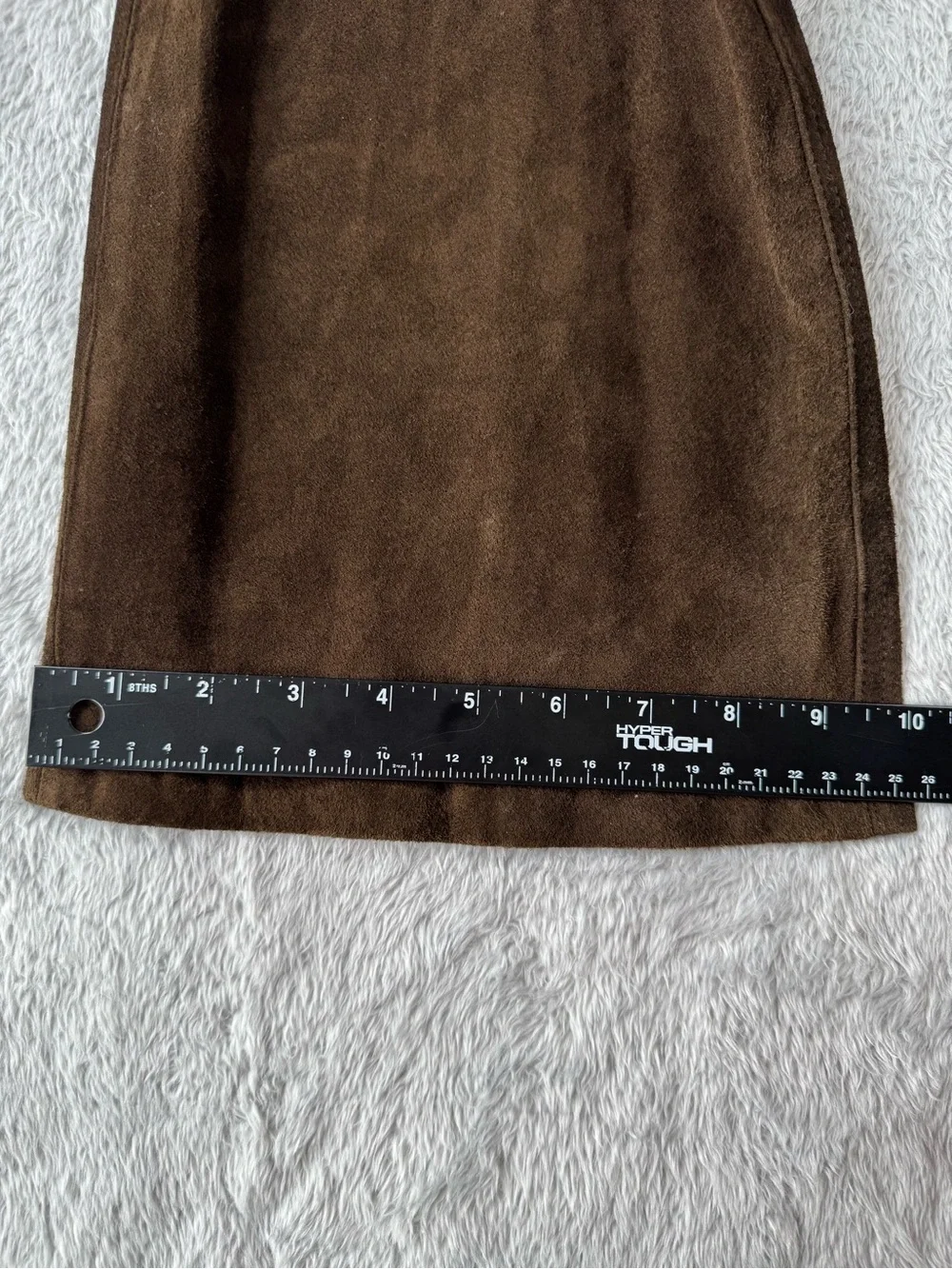 BB Dakota Brown Suede Leather Bootcut Lace Up Pants 13/14